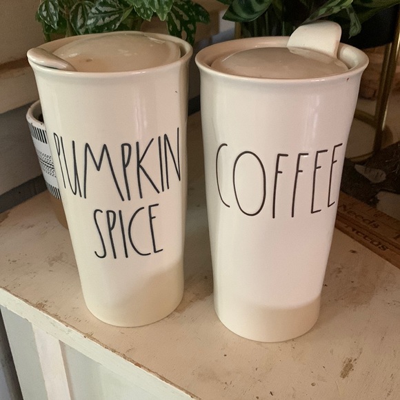 Rae Dunn Other - Rae Dunn Pumpkin Spice Coffee Tumbler Set